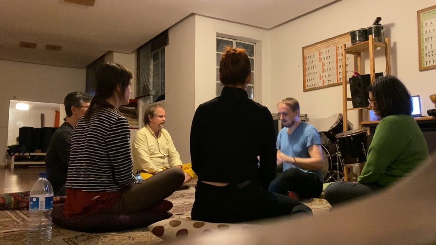A Queer at Heart rehearsal