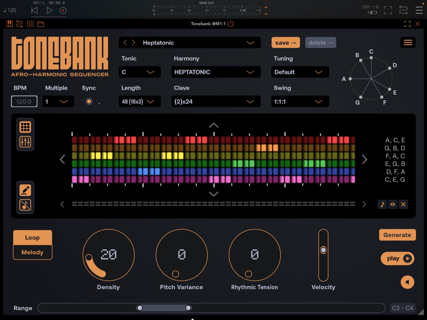 The Tonebank plugin interface